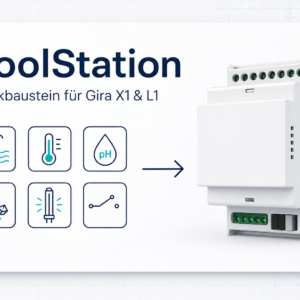 gira x1 logikbaustein: poolstation